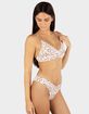 HURLEY Cheetah Spots Skimpy Womens Bikini Bottom image number 4