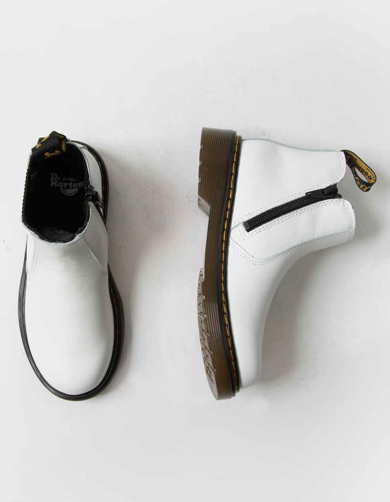 DR. MARTENS 2976 Unisex Juniors Leather Chelsea Boots image number 4