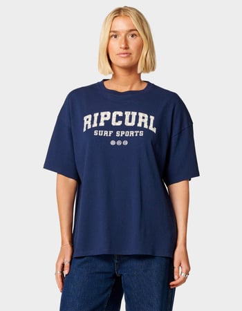 RIP CURL Varsity Sports Womens Heritage Tee Primary Image
