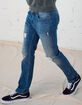 RSQ Mens Slim Medium Vintage Flex Ripped Jeans image number 3