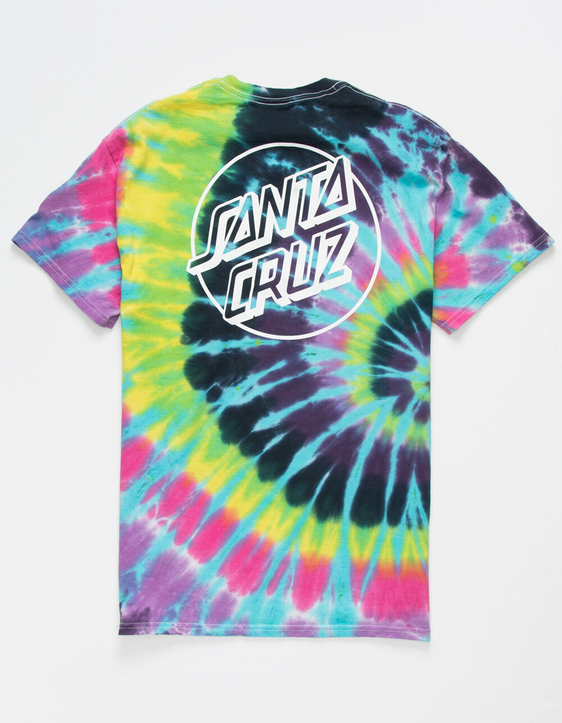 SANTA CRUZ Opus Dot Mens Tie dye T-Shirt image number 0