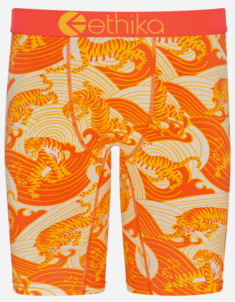 ETHIKA Tiger Wave Mens Boxer Briefs image number 0