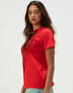 AFFLICTION Middleham Canyon Womens Lace Up Top image number 3