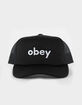 OBEY Lowercase Mens Trucker Hat image number 2