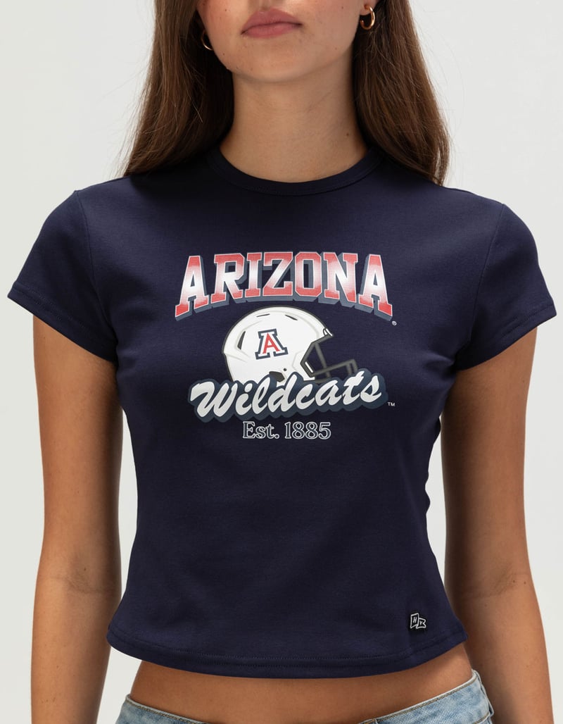 HYPE AND VICE University of Arizona Womens Baby Tee image number 1