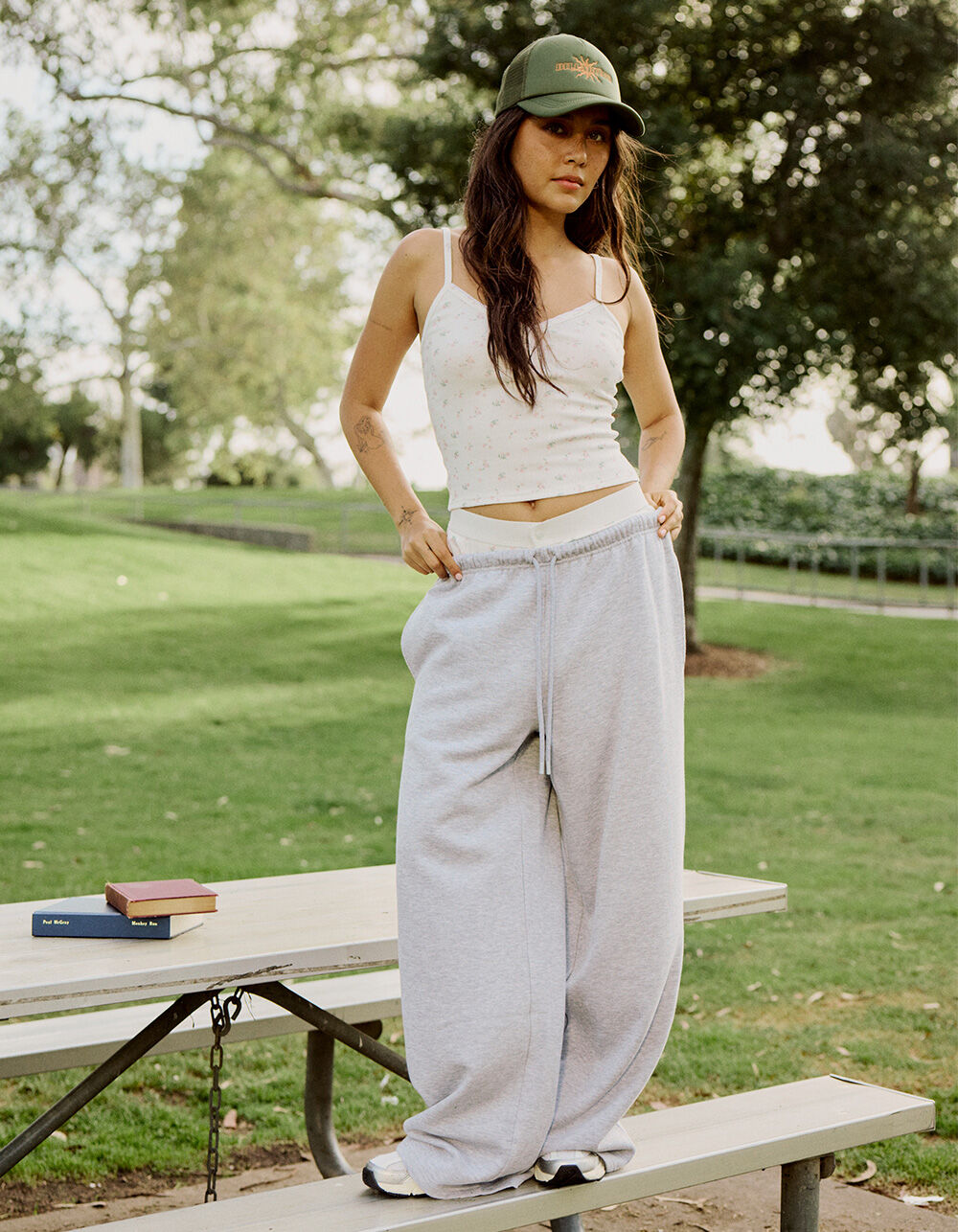 TILLYS Womens Wide Leg Sweatpants - HEATHER GRAY | Tillys