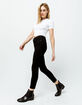 RSQ Cali High Rise Ankle Black Womens Skinny Jeans image number 5