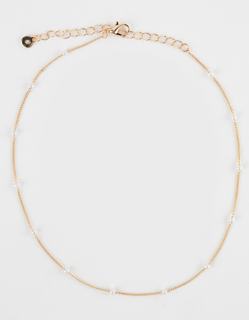 FULL TILT Sun Star Pearl Charm Necklace image number 2
