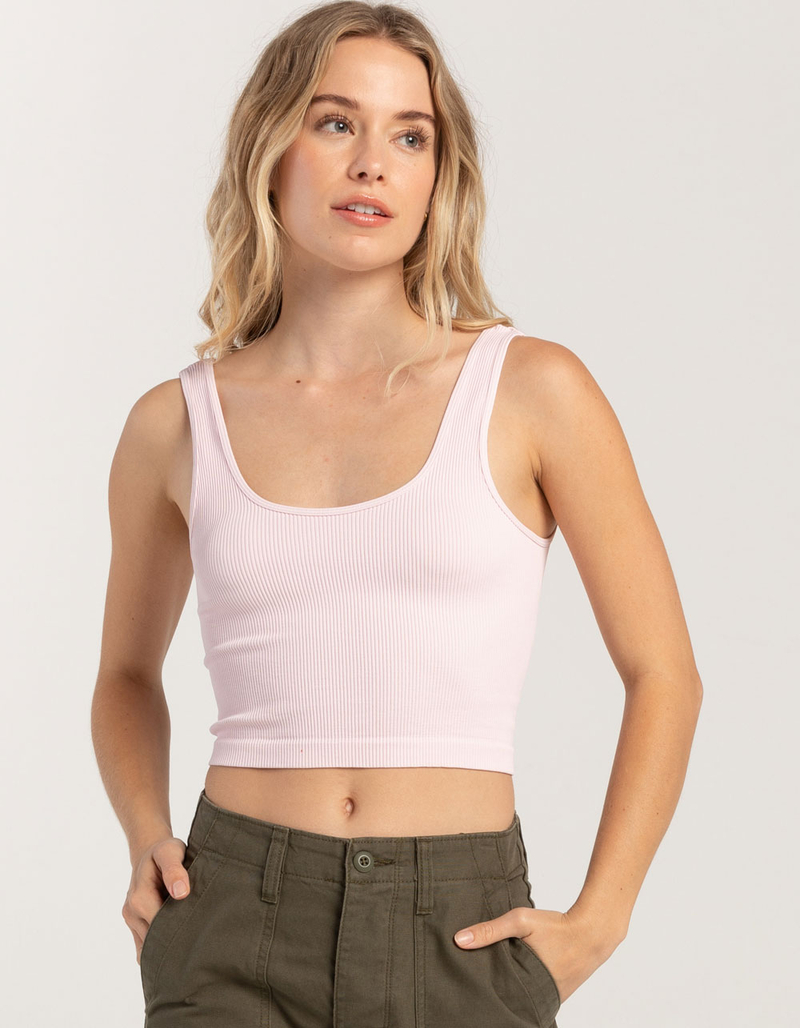 FULL TILT Seamless Low Back Womens Tank Top image number 0