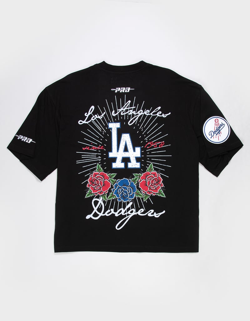 PRO STANDARD Los Angeles Dodgers Roses Mens Boxy Tee image number 0