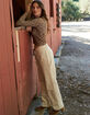 WEST OF MELROSE Womens Utility Wide Leg Pants image number 1