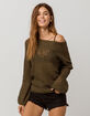 BILLABONG Rolled Up Womens Off The Shoulder Sweater image number 1