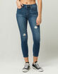 RSQ Cali High Rise Ankle Womens Ripped Skinny Jeans image number 3
