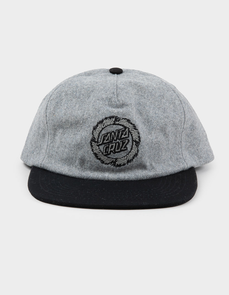 SANTA CRUZ Flame Ringed Dot Snapback Hat image number 1