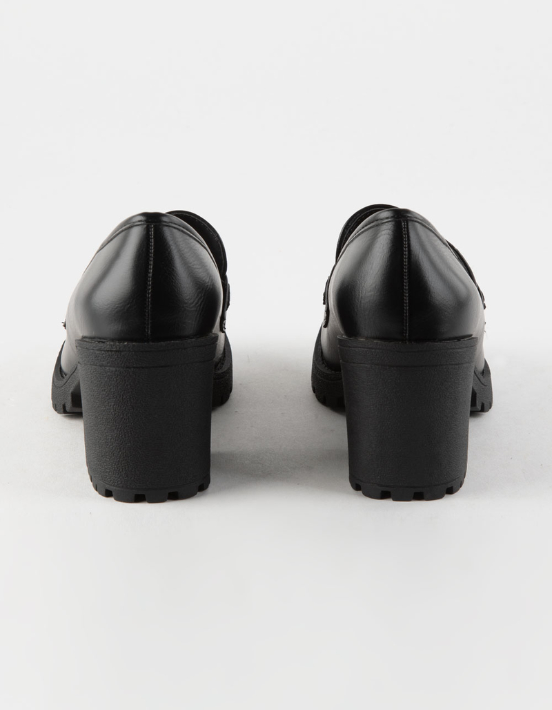 SODA Kinder Platform Womens Penny Loafer Shoes image number 3