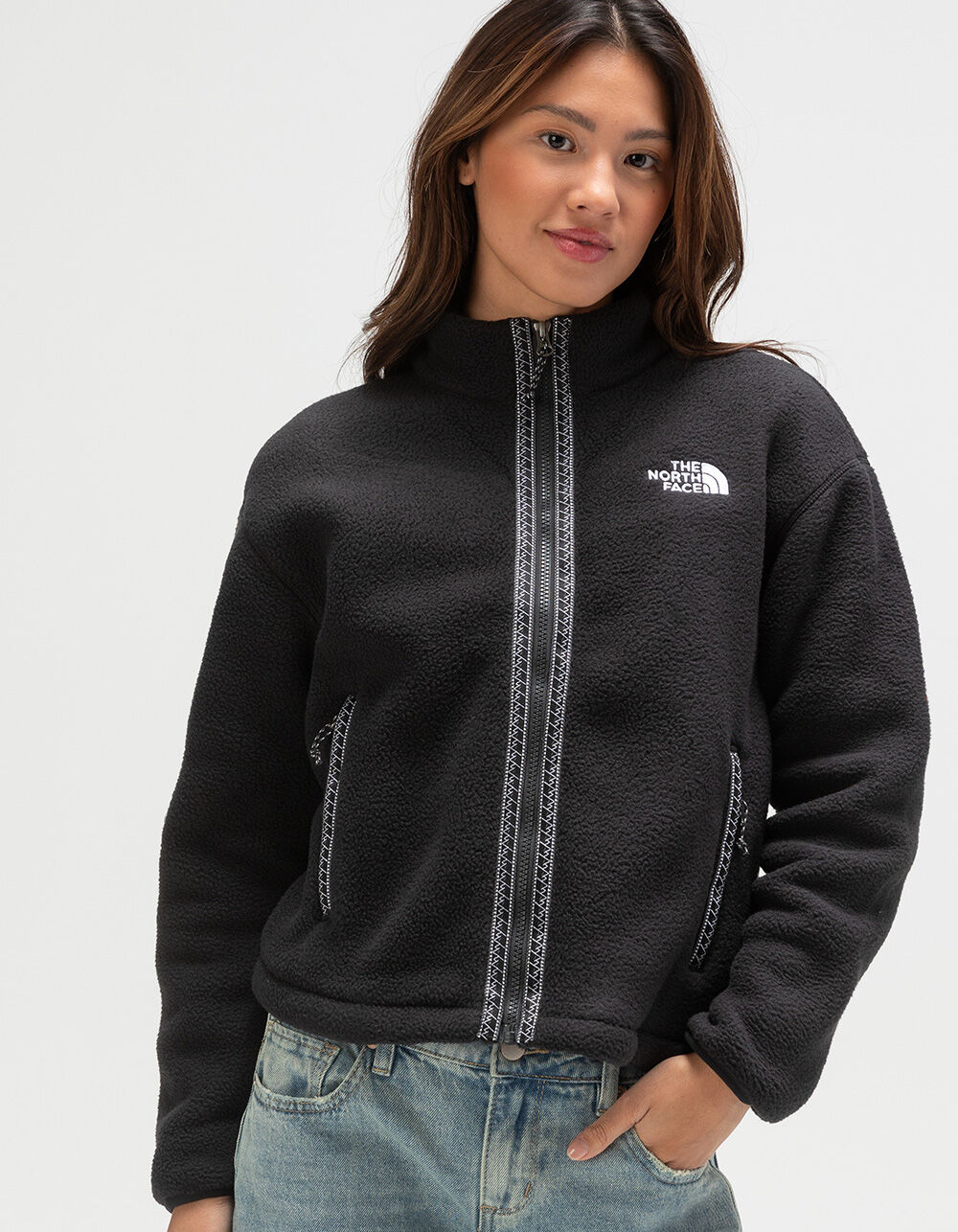 THE NORTH FACE Fleeski Womens Full-Zip Jacket - BLACK | Tillys