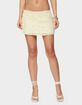 EDIKTED Leora Textured Floral Mini Skirt image number 1