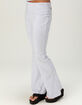 FULL TILT Angel Wing Womens Fold Over Flare Pants image number 4