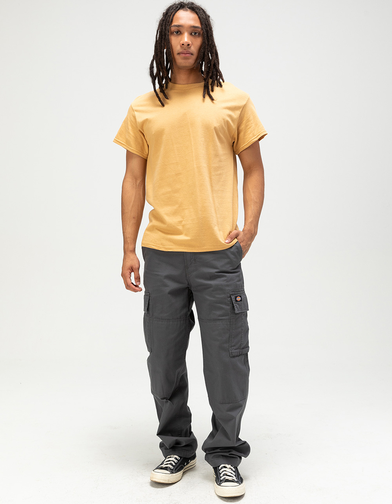 DICKIES Eagle Bend Relaxed Fit Double Knee Mens Cargo Pants - CHARCOAL