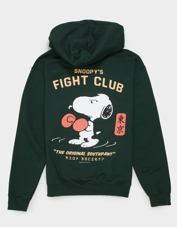 RIOT SOCIETY x Peanuts Snoopy's Fight Club Mens Hoodie Primary Image