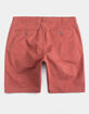 CHARLES AND A HALF Lincoln Stretch Rust Mens Shorts image number 2