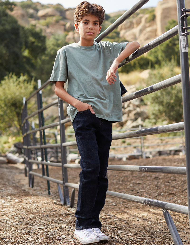 RSQ Boys Slim Dark Denim Jeans image number 7