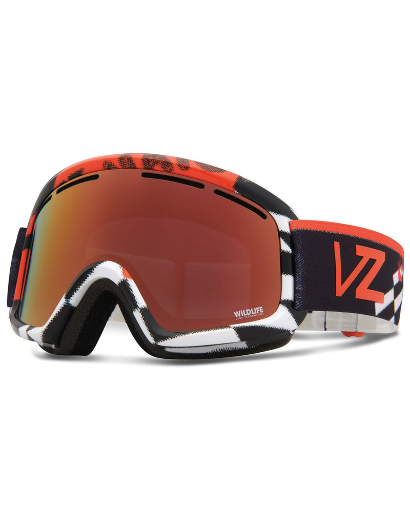 VONZIPPER Trike Kids Black & Orange Snow Goggles image number 0