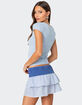 EDIKTED Priscilla Lace Trim Tee image number 4