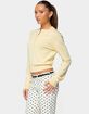 EDIKTED Yolana Henley Light Knit Sweater image number 2
