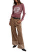 FREE PEOPLE Lucky Locket Womens Long Sleeve Thermal image number 5