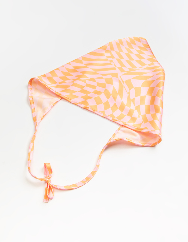 FULL TILT Wavy Check Hair Scarf image number 1