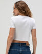 OBEY Catalogue Womens Crop Fitted Tee image number 4