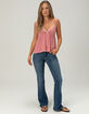 RSQ Womens Stripe Babydoll Top image number 5