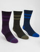 STANCE 3 Pack Joven Mens Crew Socks image number 1