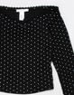 FULL TILT Polka Dot Girls Long Sleeve Top image number 3