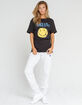 LIVE NATION Nirvana Smiley Face Womens Oversized Tee image number 5