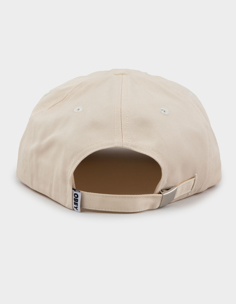 OBEY Collegiate 6 Panel Strapback Hat image number 2