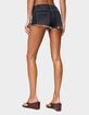 EDIKTED Mistie Denim Micro Shorts image number 3