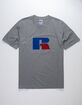 RUSSELL ATHLETIC Jerry Flock Heather Gray Mens T-Shirt image number 1