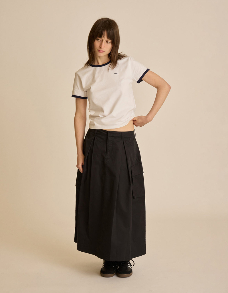 OBEY Surface Womens Cargo Skirt image number 1