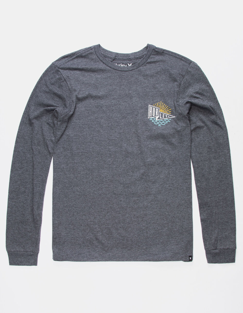 HURLEY Flagship Charcoal Mens T-Shirt image number 1