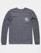 HURLEY Flagship Charcoal Mens T-Shirt image number 2