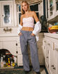 FULL TILT Womens Poplin Boxer Pants image number 1