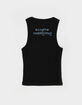 ED HARDY x MGK Lost Cards Rhinestone Womens Tank Top image number 7