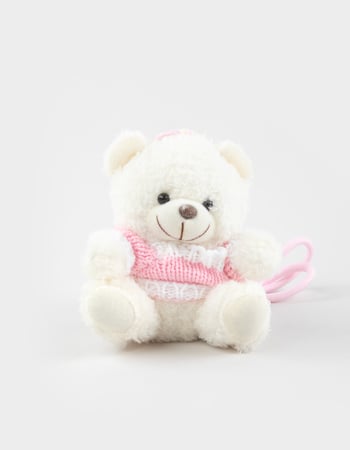 FULL TILT Polar Bear Sweater Plush Bag Charm Alternative Image