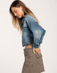 HIGHWAY Crop Denim Womens Jacket image number 2