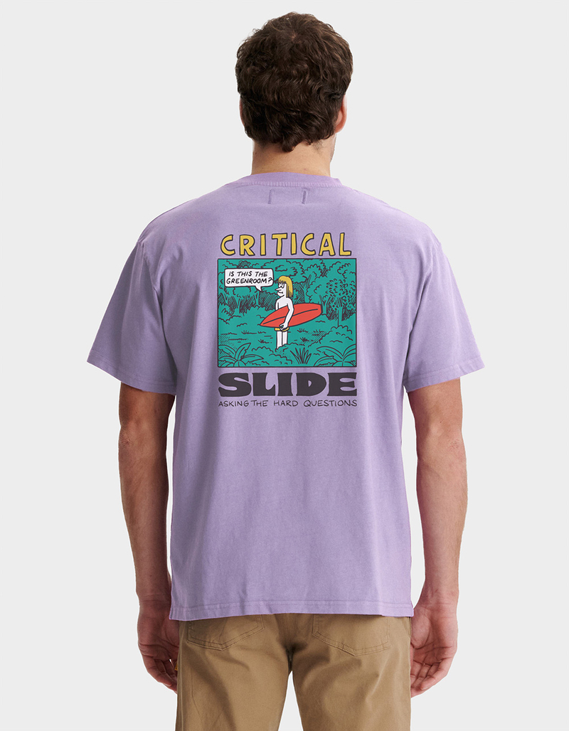 THE CRITICAL SLIDE SOCIETY Green Room Mens Tee image number 0