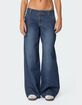 EDIKTED Cory Striped Low Rise Jeans image number 1