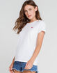 LEVI'S Perfect Womens White Tee image number 1
