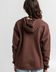 FULL TILT Womens Oversized Zip-Up Hoodie image number 4